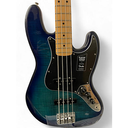 Used 2021 Fender Player Jazz Bass Blue Burst Electric Bass Guitar Blue Burst