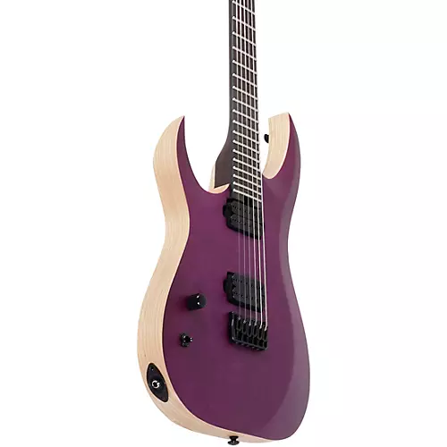 Schecter Guitar Research John Browne Tao-6 Left-Handed Electric Guitar Satin Trans Purple