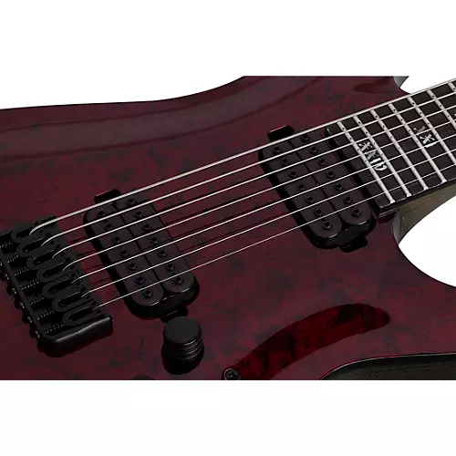 Schecter Guitar Research C-7 Apocalypse 7-String Electric Guitar Red Reign
