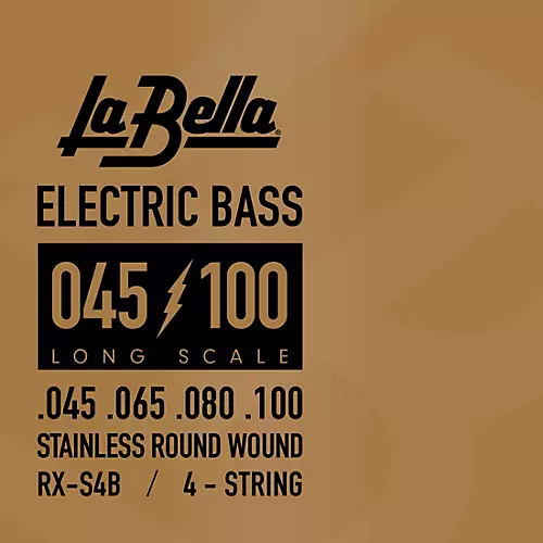 LaBella RX Series Stainless Steel 4-String Electric Bass Strings (40 - 100)