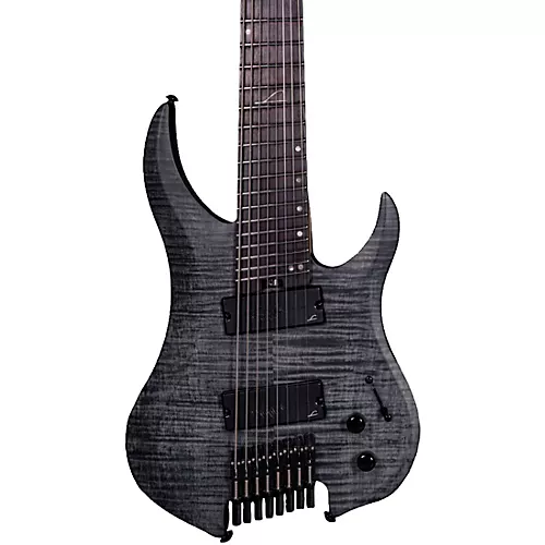 Legator Ghost 8 String Multi-Scale Super Shred Series Flamed Maple Electric Guitar Purple