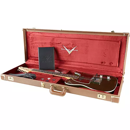 Fender Custom Shop 1963 Telecaster Custom Journeyman Relic Electric Guitar Masterbuilt by Paul Waller Aged Firemist Gold