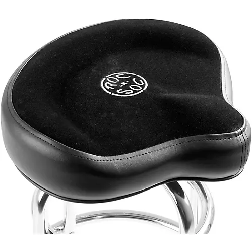 ROC-N-SOC Tower Saddle Seat Stool Black Tall
