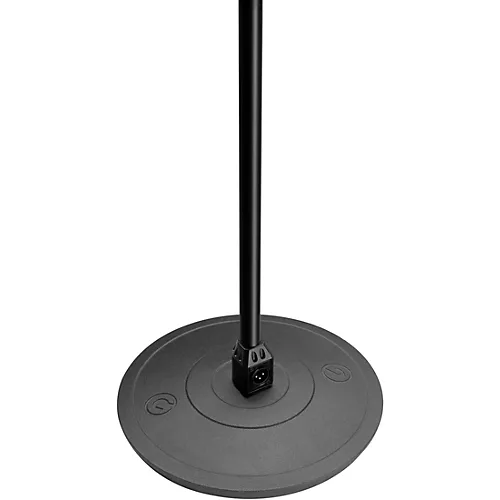 Gravity Stands Microphone Stand With Round Base, XLR Connector and Gooseneck