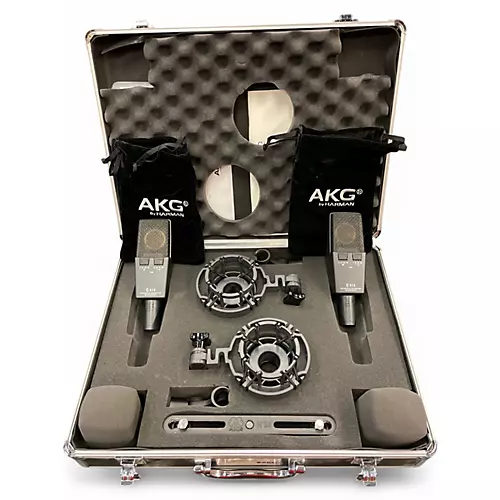 Used AKG C414XLS/ST Stereo Set Condenser Microphone