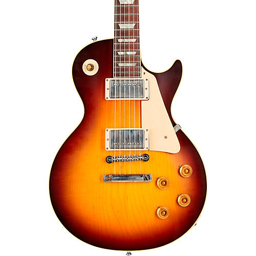 Gibson Custom Murphy Lab 1958 Les Paul Standard Reissue Ultra Light Aged Electric Guitar Washed Cherry Sunburst