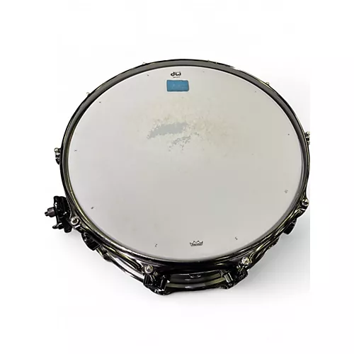 Used DW 6.5X14 Black-Ti Snare Titanium Drum Titanium 15