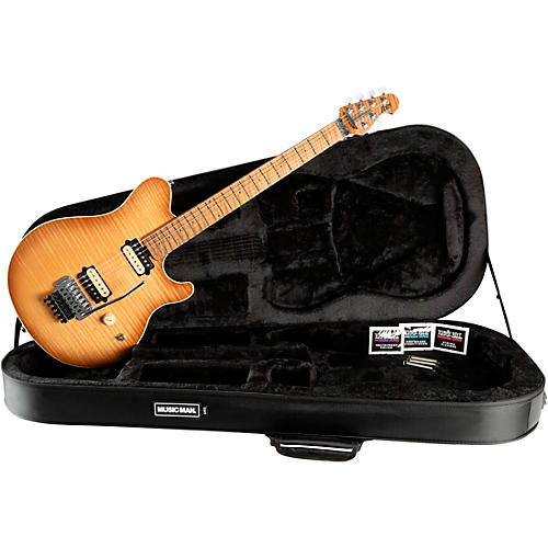 Ernie Ball Music Man Axis Flame Top (satin) Electric Guitar Honey Pot