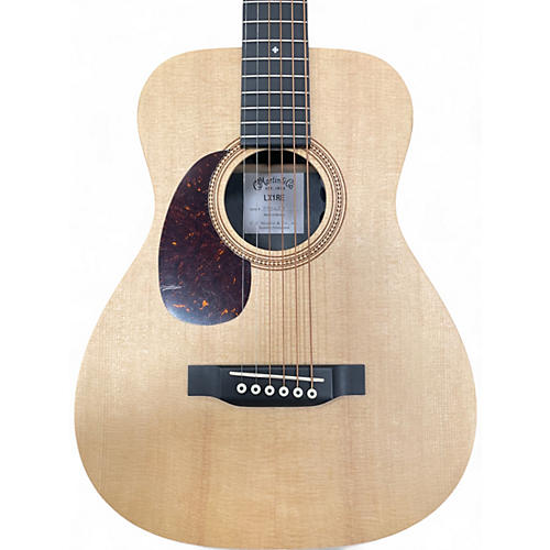 Used Martin LX1RE LEFT HANDED Natural Acoustic Electric Guitar Natural
