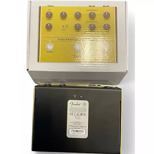 Used Fender Duel Pugilist Distortion Effect Pedal