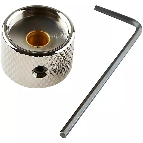 Q Parts Shell Dome Knob Single Gold Natural Abalone