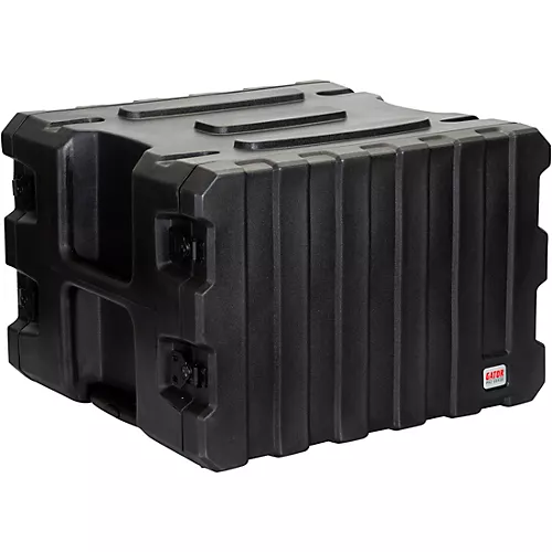 Gator G-Pro Roto Mold Rolling Rack Case Black 8 Space