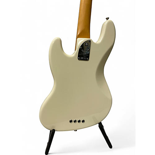 Used Fender American Professional II Jazz Bass Olympic White Electric Bass Guitar Olympic White