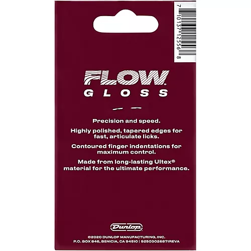 Dunlop Flow Gloss Picks 3.0 mm 3 Pack