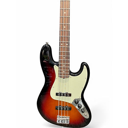 Used Fender American Professional Jazz Bass 3 Tone Sunburst Electric Bass Guitar 3 Tone Sunburst