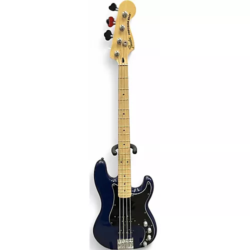 Used Fender Player Plus Active Precision Bass Blue Electric Bass Guitar Blue