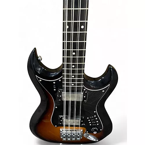 Used Hagstrom H8-II 3 Tone Sunburst Electric Bass Guitar 3 Tone Sunburst