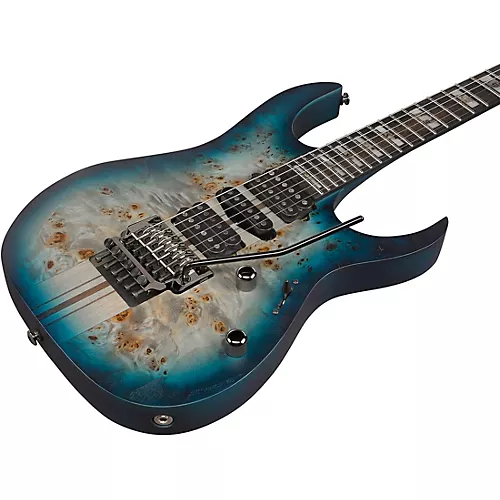 Ibanez RGT1270PB Premium With Tremolo Electric Guitar Cosmic Blue Starburst Flat