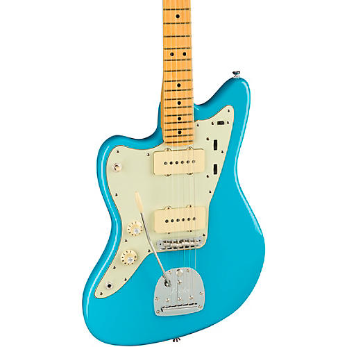 Fender American Professional II Jazzmaster Maple Fingerboard Left-Handed Electric Guitar Miami Blue