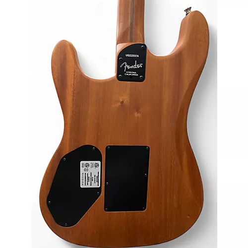 Used Fender American Acoustasonic Stratocaster Black Acoustic Electric Guitar Black