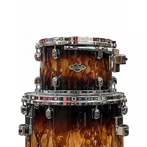 Used 2024 TAMA 3 Piece Starclassic MOLTEN BROWN BURST Drum Kit MOLTEN BROWN BURST