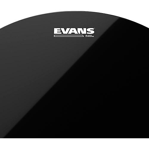 EVANS Black Chrome Tom Pack Fusion - 10/12/14 in.