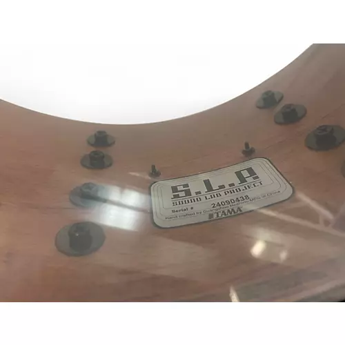 Used TAMA 6.5X14 SLP BUBINGA NATURAL QUILTED BUBINGA  Drum NATURAL QUILTED BUBINGA  15