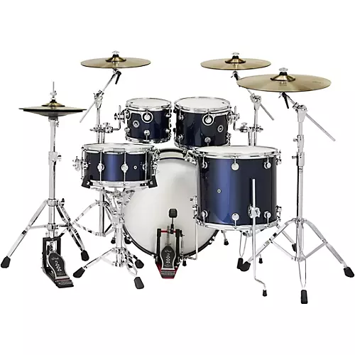 DW DWe Wireless Acoustic-Electronic Convertible 5-Piece Drum Set Bundle With 22