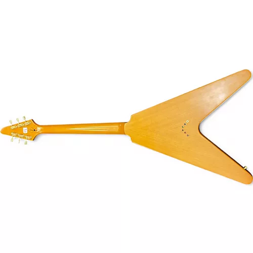 Used 2024 Epiphone 2024 Epiphone 1958 Flying V Inspired By Gibson Custom Antique Natural Electric Guitar Antique Natural