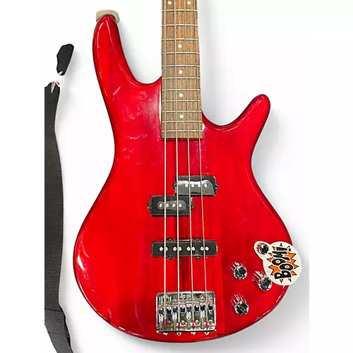Used Ibanez GSR200 Red Electric Bass Guitar Red