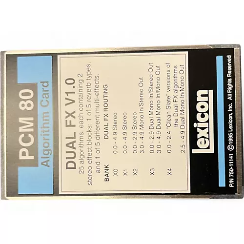 Used Lexicon PCM81 Multi Effects Processor
