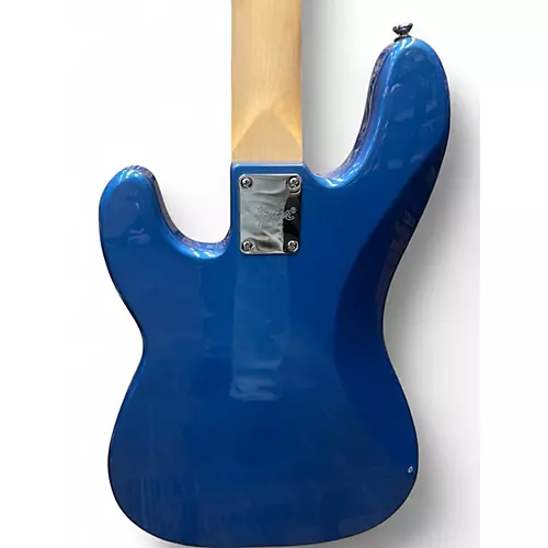 Used Squier Precision Bass Blue Electric Bass Guitar Blue