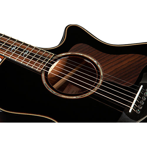 Taylor 814ce Builder's Edition Grand Auditorium Acoustic-Electric Guitar Blacktop