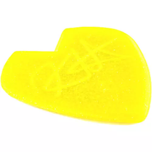Dunlop Kirk Hammett Jazz III Yellow Glitter Guitar Pick 1.35 mm 24 Pack