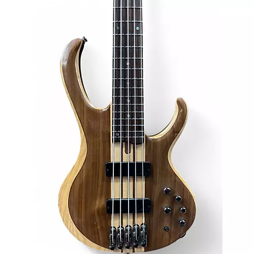 Used Ibanez BTB745 Amber Electric Bass Guitar Amber