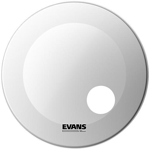 EVANS EQ3 Coated White Resonant Bass Drum Head 20 in.