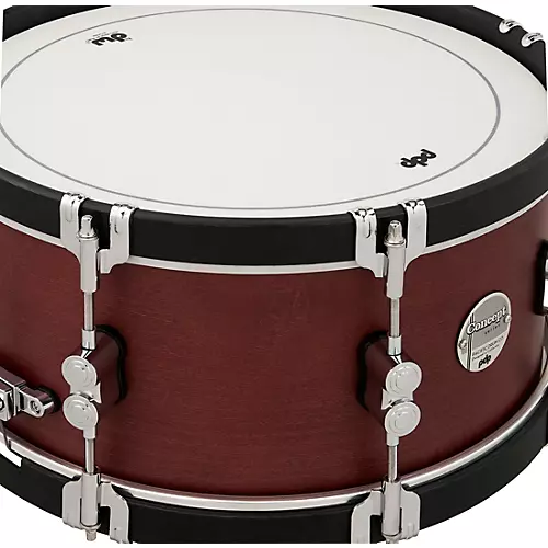PDP by DW Concept Classic Snare Drum With Wood Hoops 14 x 6.5 in. Ebony/Ebony Hoops