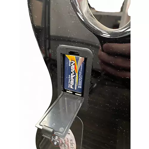 Used Schecter Guitar Research HELLRAISER PT7 Black Solid Body Electric Guitar Black