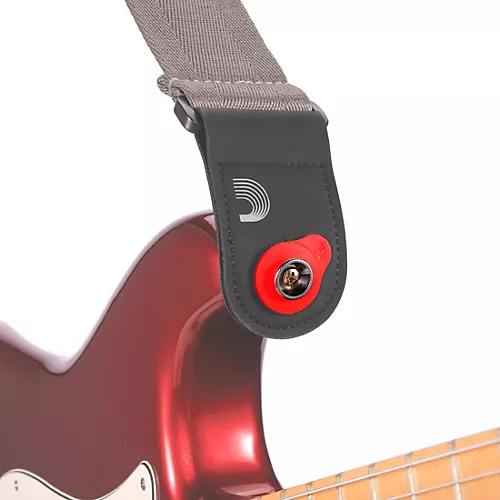 D'Addario Flex Lock Strap Blocks Black