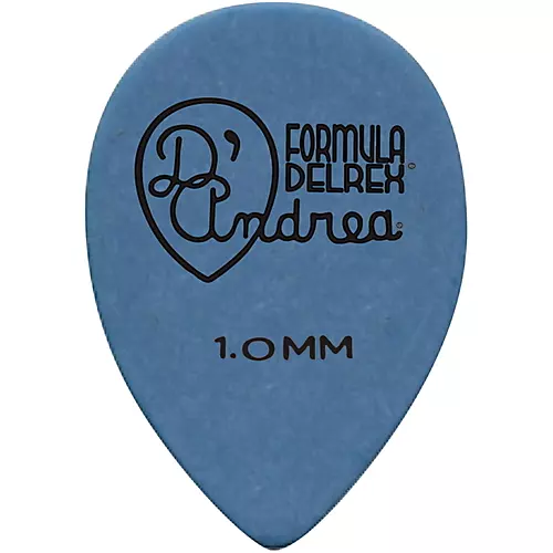 D'Andrea 358 Small Delrex Delrin Guitar Picks Teardrop - One Dozen Purple 1.14 mm