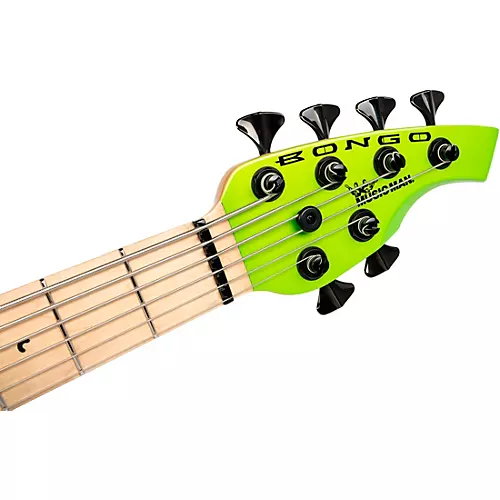 Ernie Ball Music Man Bongo 6 HH 6-String Bass Guitar Blood Orange