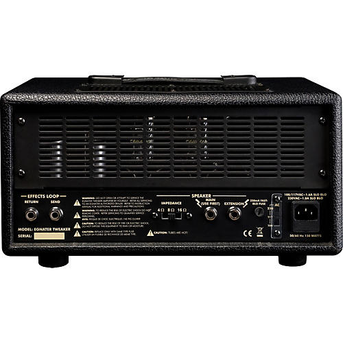 Egnater Tweaker 15W Tube Guitar Amp Head Black, Beige