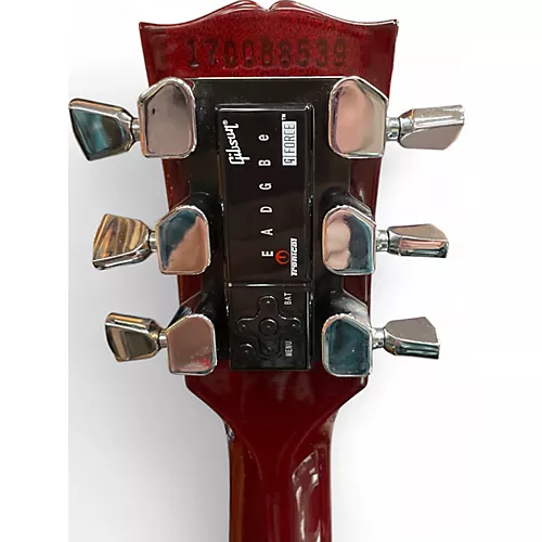 Used 2018 Gibson Les Paul Studio HP Left-Handed Wine Red Solid Body Electric Guitar Wine Red