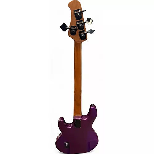 Used Sterling by Music Man Ray34 PURPLE SPARKLE Electric Bass Guitar PURPLE SPARKLE