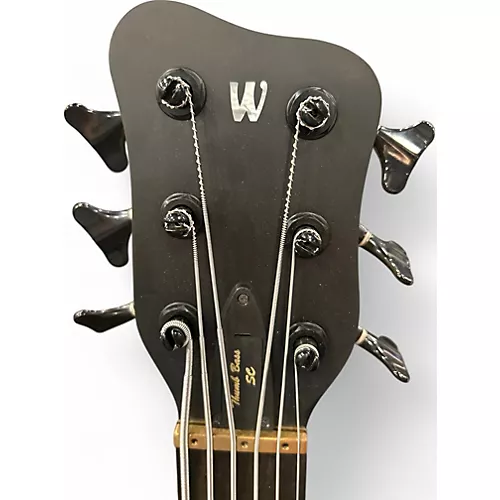Used Warwick Thumb 6 String Neck Thru Natural Electric Bass Guitar Natural