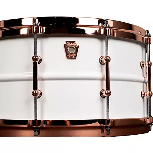 Ludwig Polar-Phonic Brass Snare Drum With Copper Hardware 14 x 6.5 in.