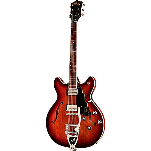 Guild Starfire I DC With Guild Vibrato Tailpiece Semi-Hollow Electric Guitar California Burst