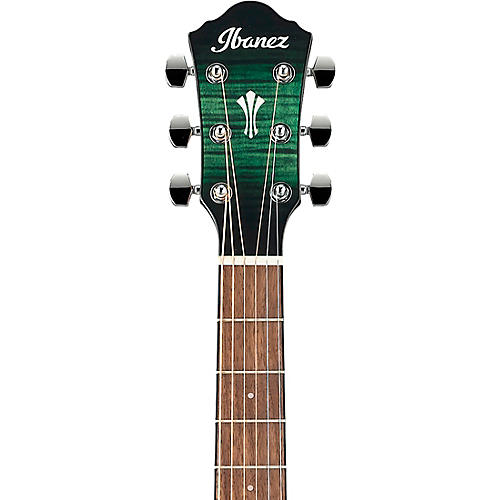 Ibanez AEG70 Flamed Maple Top Grand Concert Acoustic-Electric Guitar Blue Ocean Burst