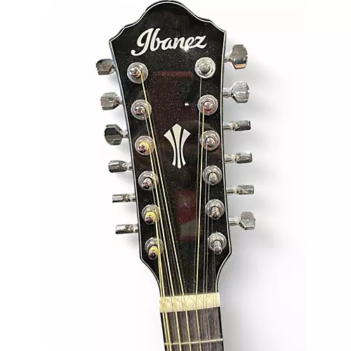 Used Ibanez aeg5012-dvh Dark Violin Sunburst 12 String Acoustic Guitar Dark Violin Sunburst