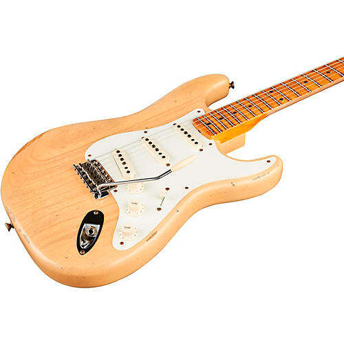 Fender Custom Shop '58 Stratocaster Relic Electric Guitar Super Faded Aged Surf Green